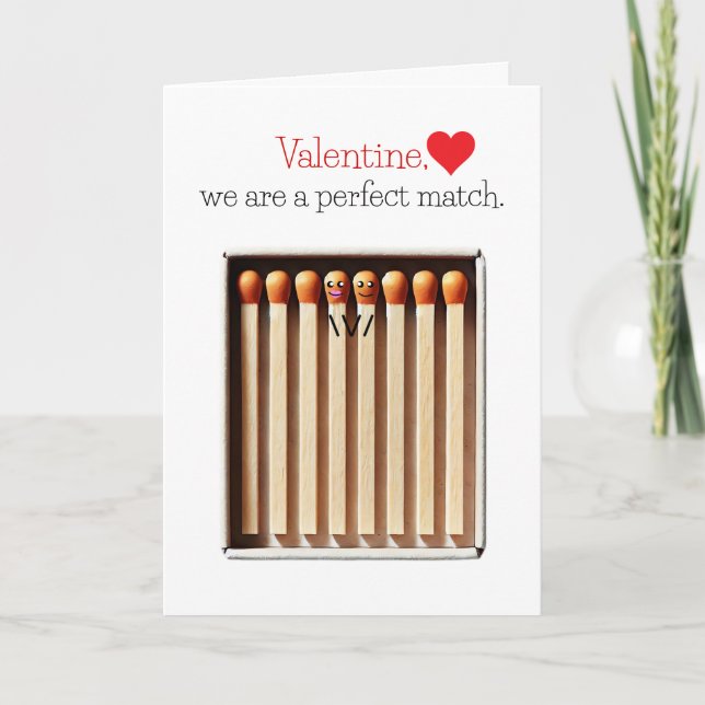 Tarjeta Festiva Somos un El día de San Valentín perfecto (Anverso)
