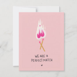 Tarjeta Festiva Somos una pareja perfecta