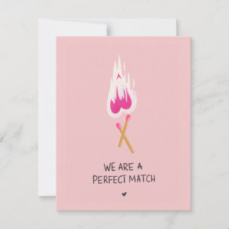 Tarjeta Festiva Somos una pareja perfecta