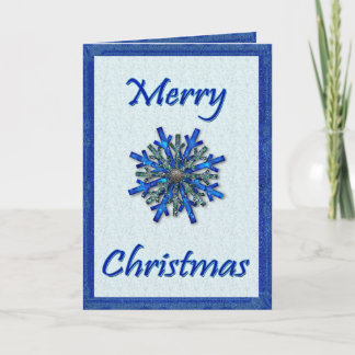 Tarjeta Festiva Sonda de espuma azul del país