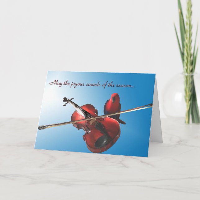 Tarjeta Festiva Sonidos de la estación (Anverso)