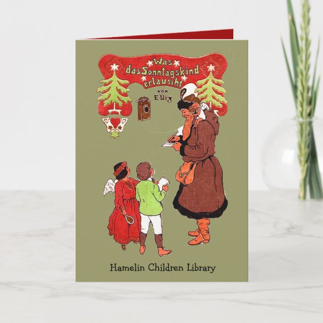 Tarjeta Festiva Sonntagskind (Anverso)