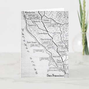 Tarjeta Festiva Sonoma Wine Country Note Card