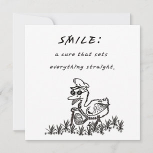 TARJETA FESTIVA SONRÍAS QUE CURAN