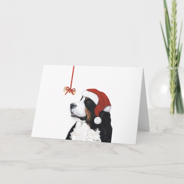 Tarjeta Festiva Sonríe, son Navidades (Anverso)