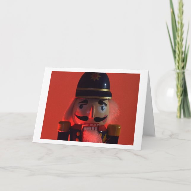 Tarjeta Festiva sonrisa agrietada (Anverso)