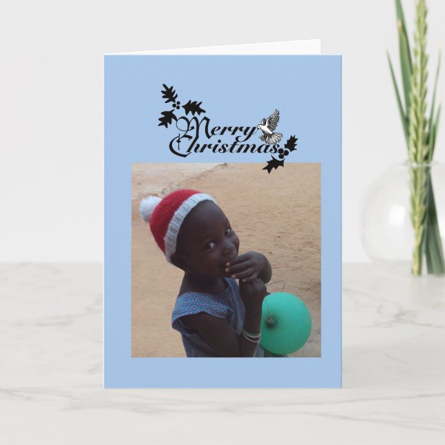 Tarjeta Festiva Sonrisas navidades (Anverso)