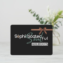 Tarjeta Festiva Sophisticated Soul   