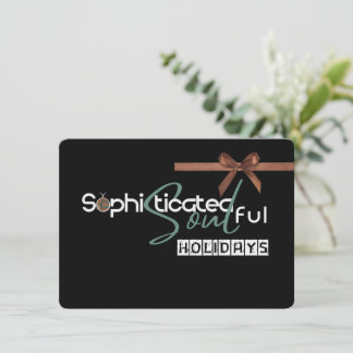 Tarjeta Festiva Sophisticated Soul   
