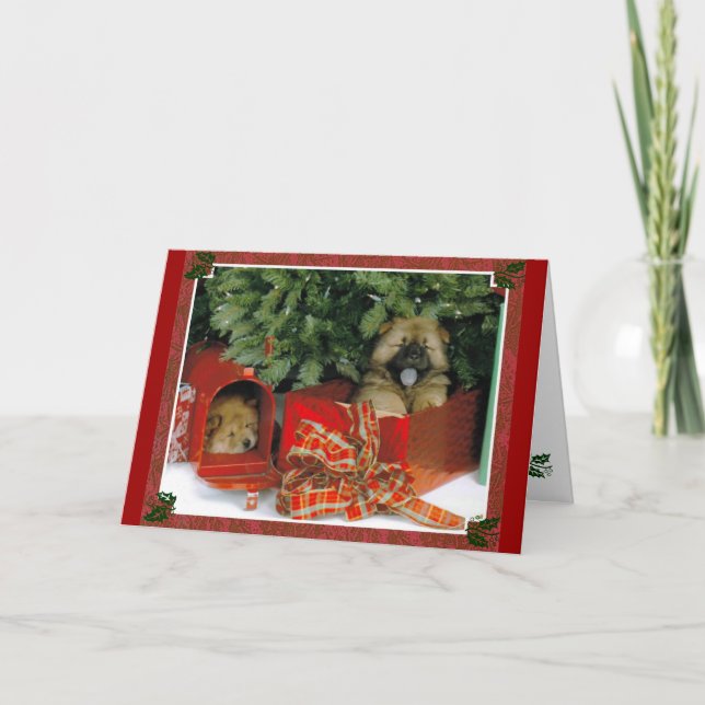 Tarjeta Festiva Sorpresa de los navidades (Anverso)