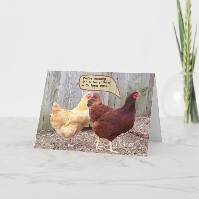 Tarjeta Festiva ¡Sorpresa de Pascua! (Anverso)