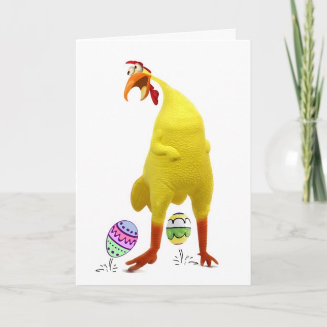 Tarjeta Festiva Sorpresa de Pascua (Anverso)