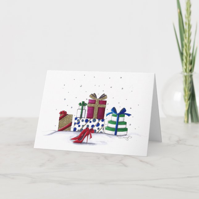 Tarjeta Festiva Sorpresas Nevado (Anverso)