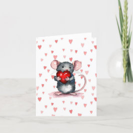 Tarjeta Festiva Sostiene Mi Corazón