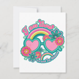 Tarjeta Festiva Soy Amor - Confiar en Jesús