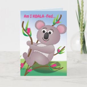 Tarjeta Festiva ¿Soy Koala-fied?