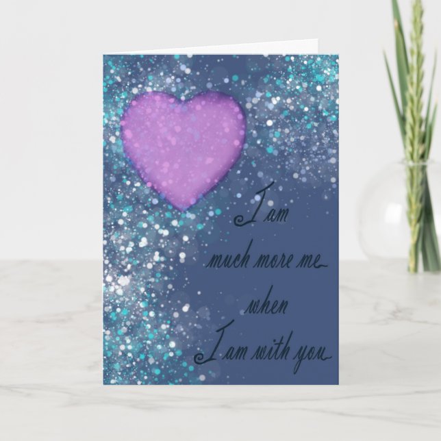 Tarjeta Festiva Soy mucho más (Anverso)