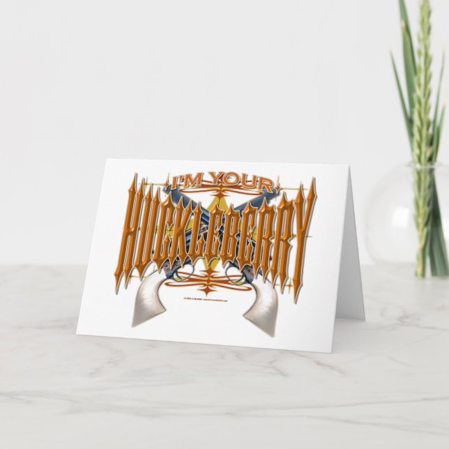 Tarjeta Festiva Soy su arándano (Anverso)