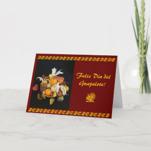 Tarjeta Festiva Spanish: Feliz Día del Guajalote!