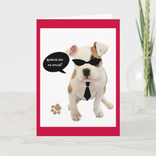 Tarjeta Festiva Spanish: San Valentin Hot pup