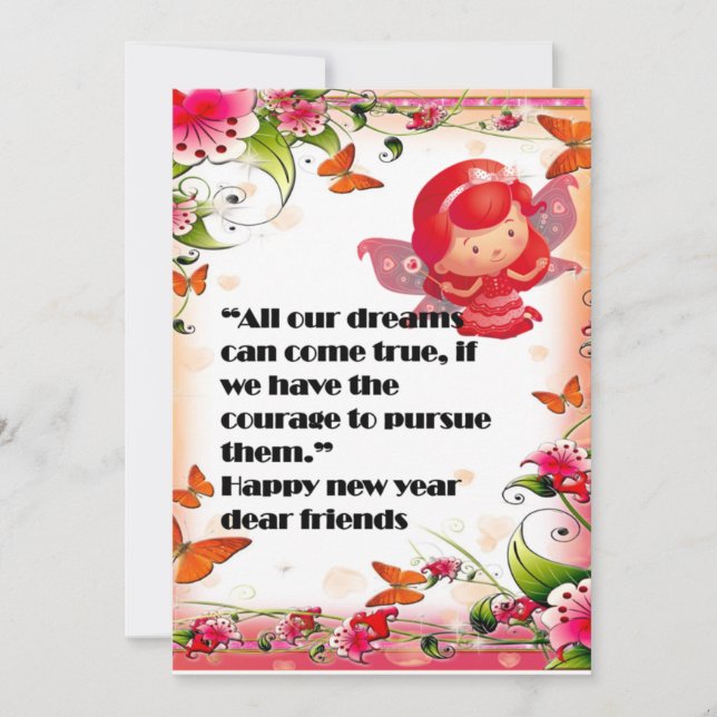 TARJETA FESTIVA SPECIAL NEW YEAR CARD (Anverso)