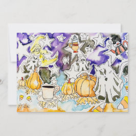 Tarjeta Festiva Spooky Halloween Card