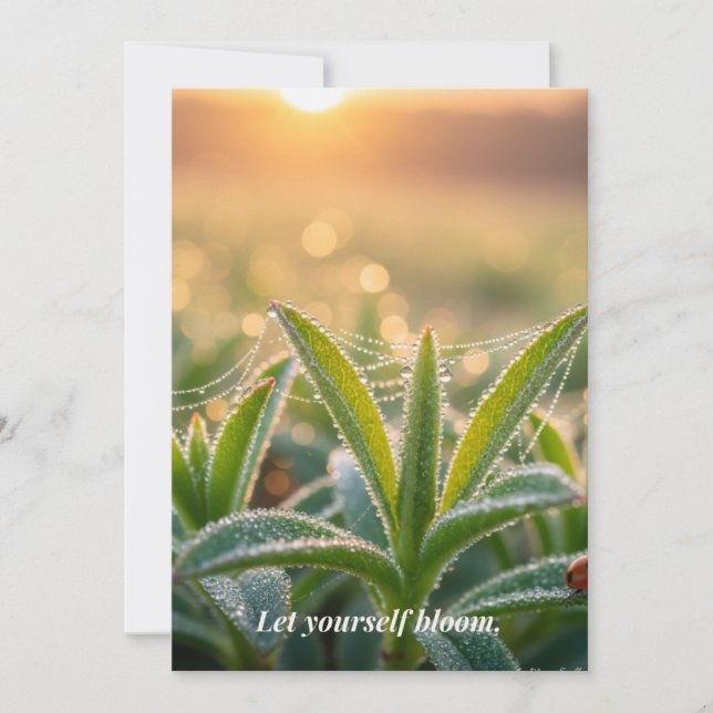 Tarjeta Festiva Spring Card (Anverso)