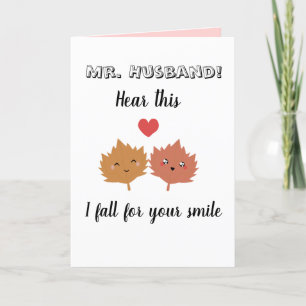 Tarjeta Festiva Sr. Esposo Escucha esto Me enamoro de ti san valen
