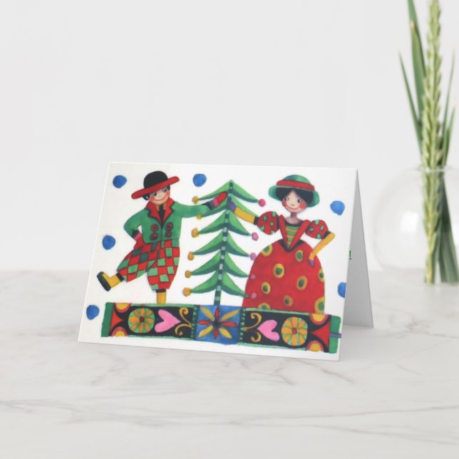 Tarjeta Festiva Sr. y Sra. Navidades (Anverso)