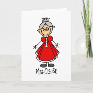 Tarjeta Festiva Sra. Claus Card