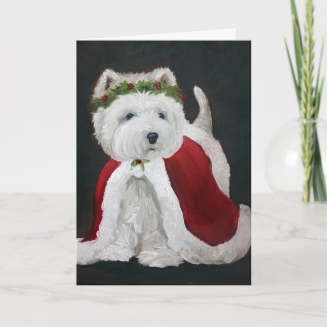 Tarjeta Festiva Srta. Christmas (Anverso)