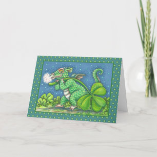 TARJETA FESTIVA ST. DÍA DE PATRICK, PEQUEÑA FANTASÍA IRLANDESA DE