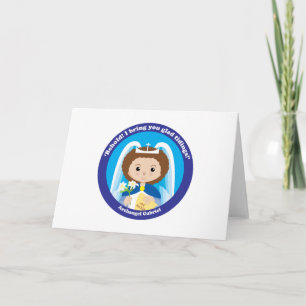 Tarjeta Festiva St Gabriel el arcángel