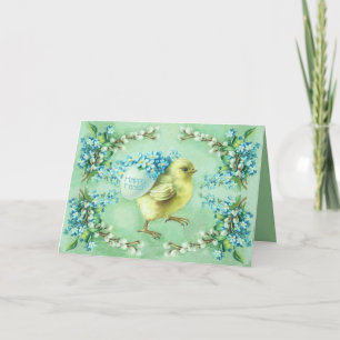 Tarjeta Festiva st_green_chick