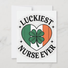 Tarjeta Festiva St Patrick’s Day Card Nurse Girlfriend
