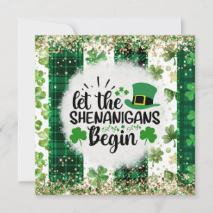 Tarjeta Festiva St. Patrick's Shenanigans