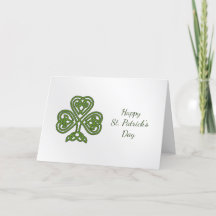 St Patrics Day Green Celtic Shamrock