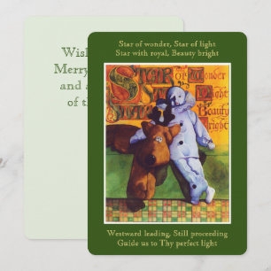 Tarjeta Festiva STAR OF WONDER Flat Navidades Card