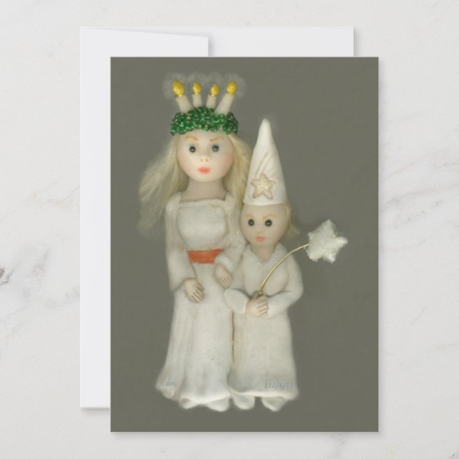 Tarjeta Festiva Starboy del Día de Santa Lucía 2011 JL Biel (Anverso)