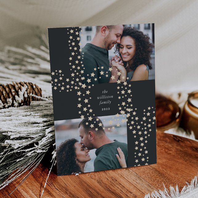 Tarjeta Festiva Starry Joy | Dos fotos (Subido por el creador)