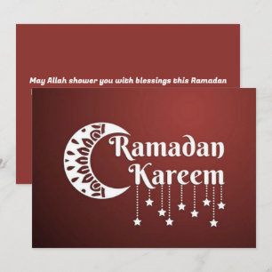 Tarjeta Festiva Starry Ramadan Kareem