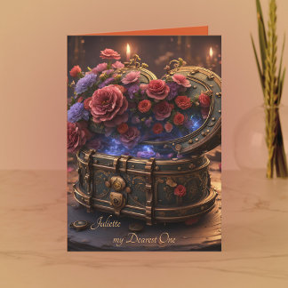 Tarjeta Festiva Steampunk Romance