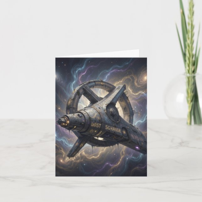 Tarjeta Festiva Stellar Path – Journey Through the Universe´7 (Anverso)