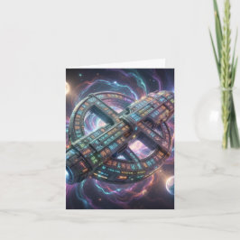 Tarjeta Festiva Stellar Path – Journey Through the Universe´8
