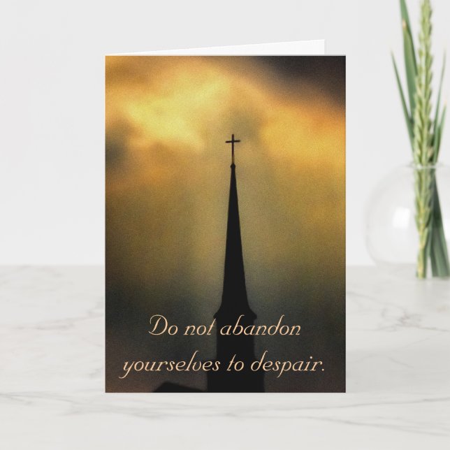 Tarjeta Festiva Steple In Gold (Anverso)