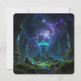 Tarjeta Festiva Sternenpfad – Reise durch das Universum