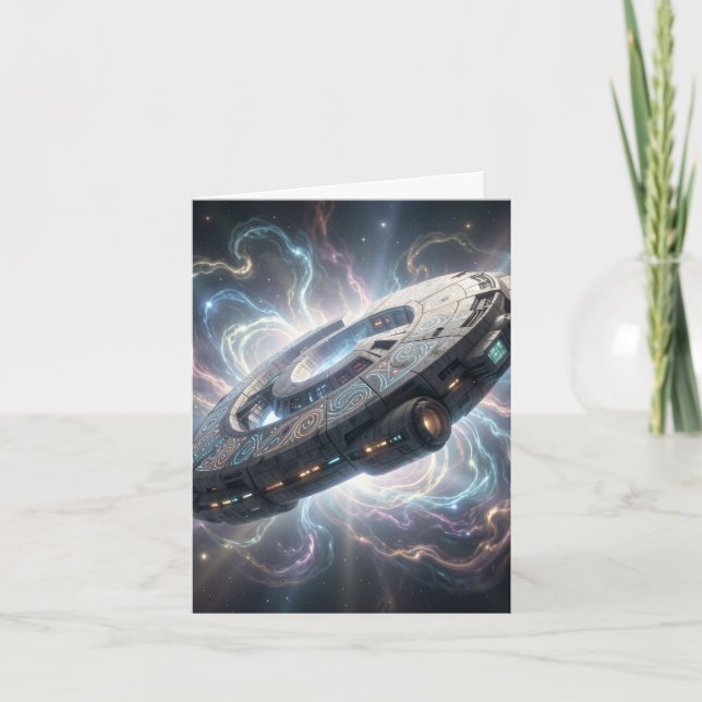 Tarjeta Festiva Sternenpfad – Reise durch das Universum´8 (Anverso)
