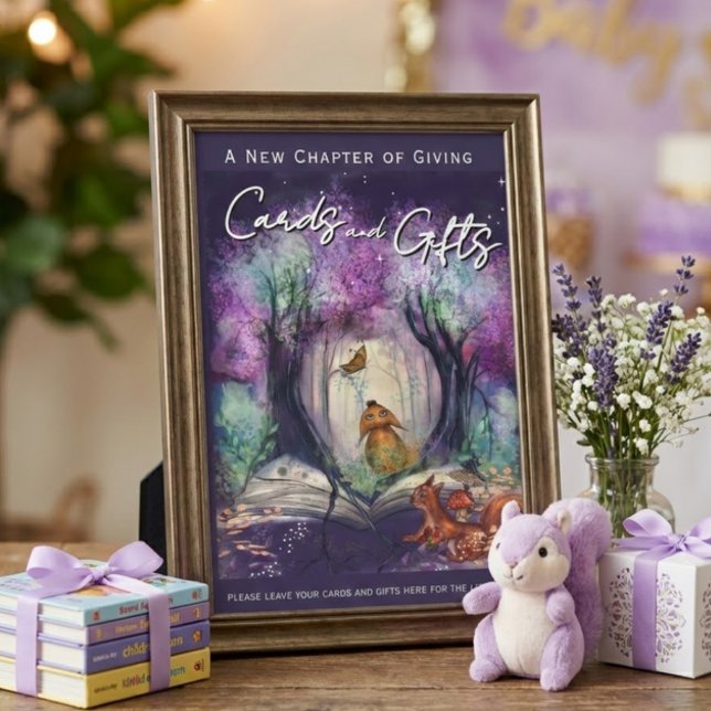 Tarjeta Festiva Storybook Enchanted Purple Forest Cards and Gifts  (Storybook Enchanted Purple Forest Cards and Gifts )