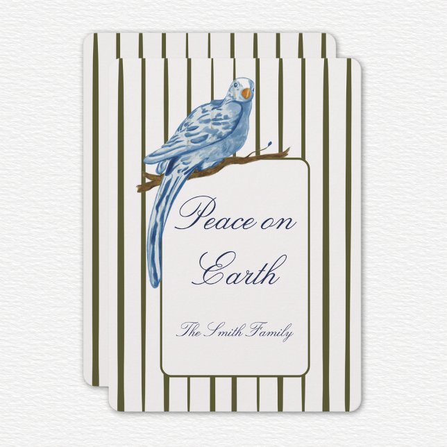 Tarjeta Festiva Striped Christmas Card (Subido por el creador)