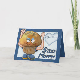 Tarjeta Festiva Stud Muffin